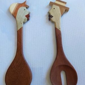 Vintage Salad Servers